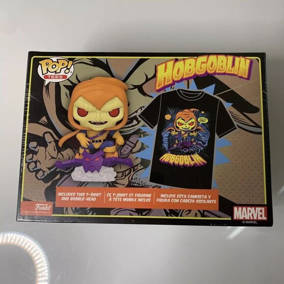 Funko Pop & Tee Marvel Hobgoblin Glow in the Dark Size XL T-Shirt New Sealed - Picture 5 of 9